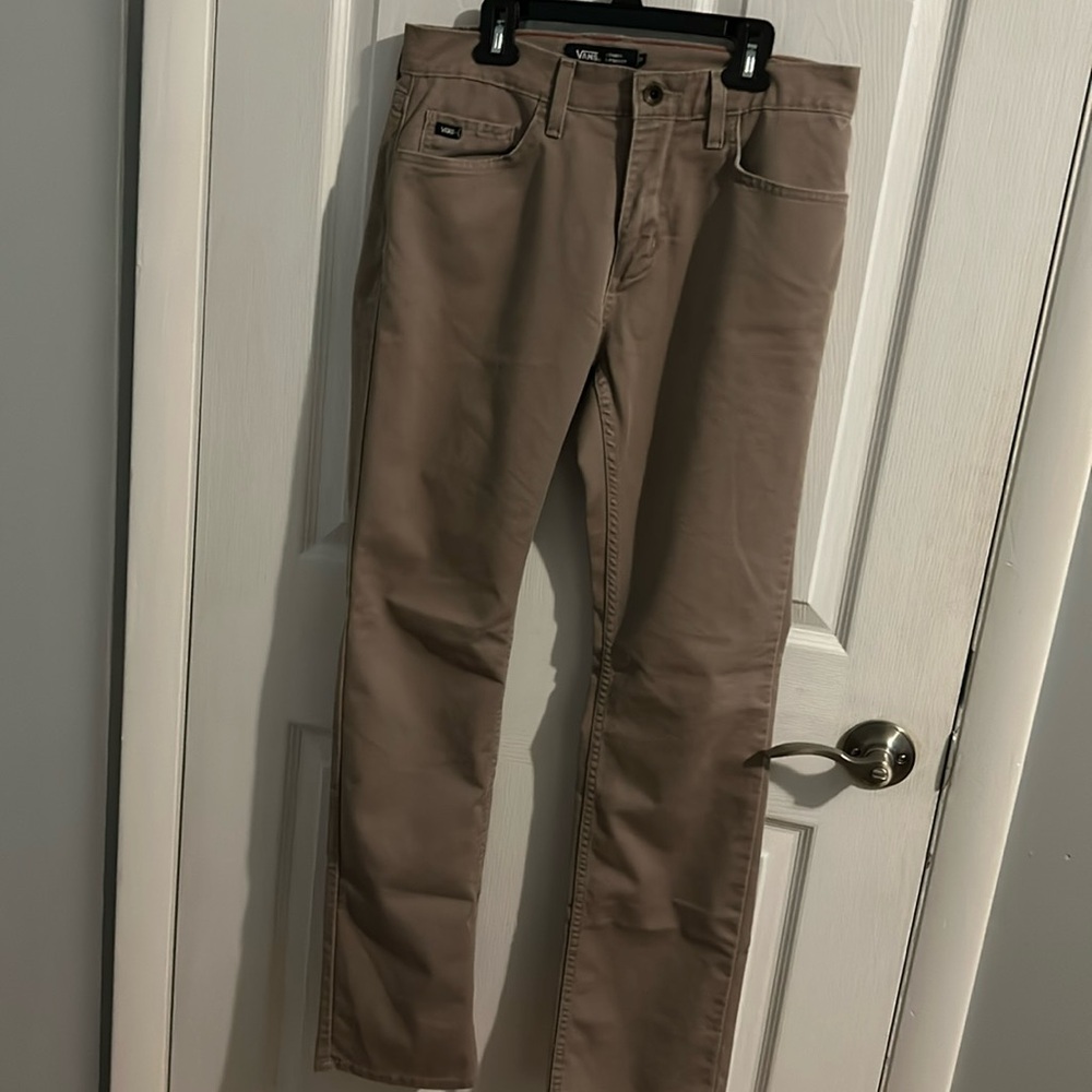 Vans slim fit khakis